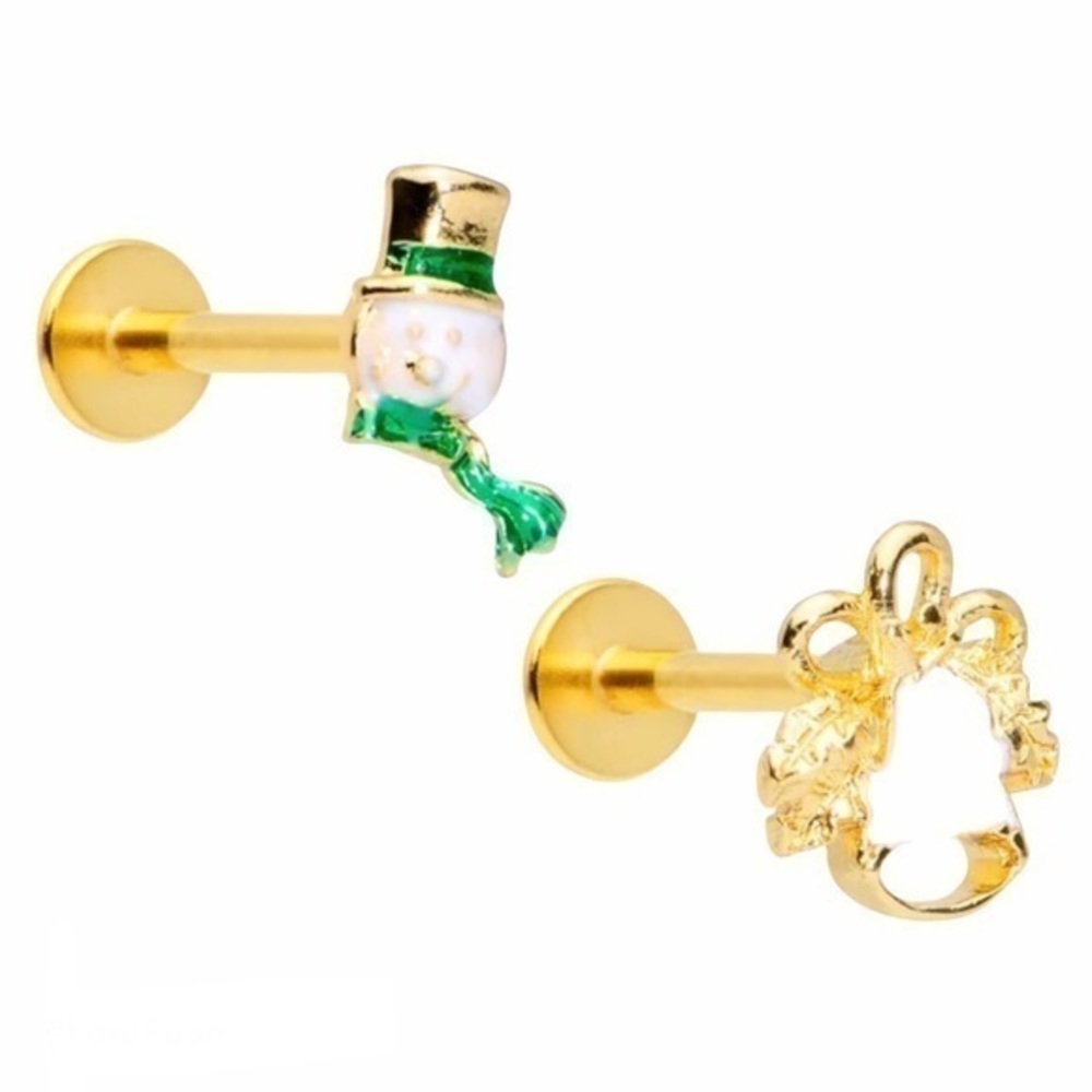 16 Gauge 5/16 Christmas themed Cartlidge studs
